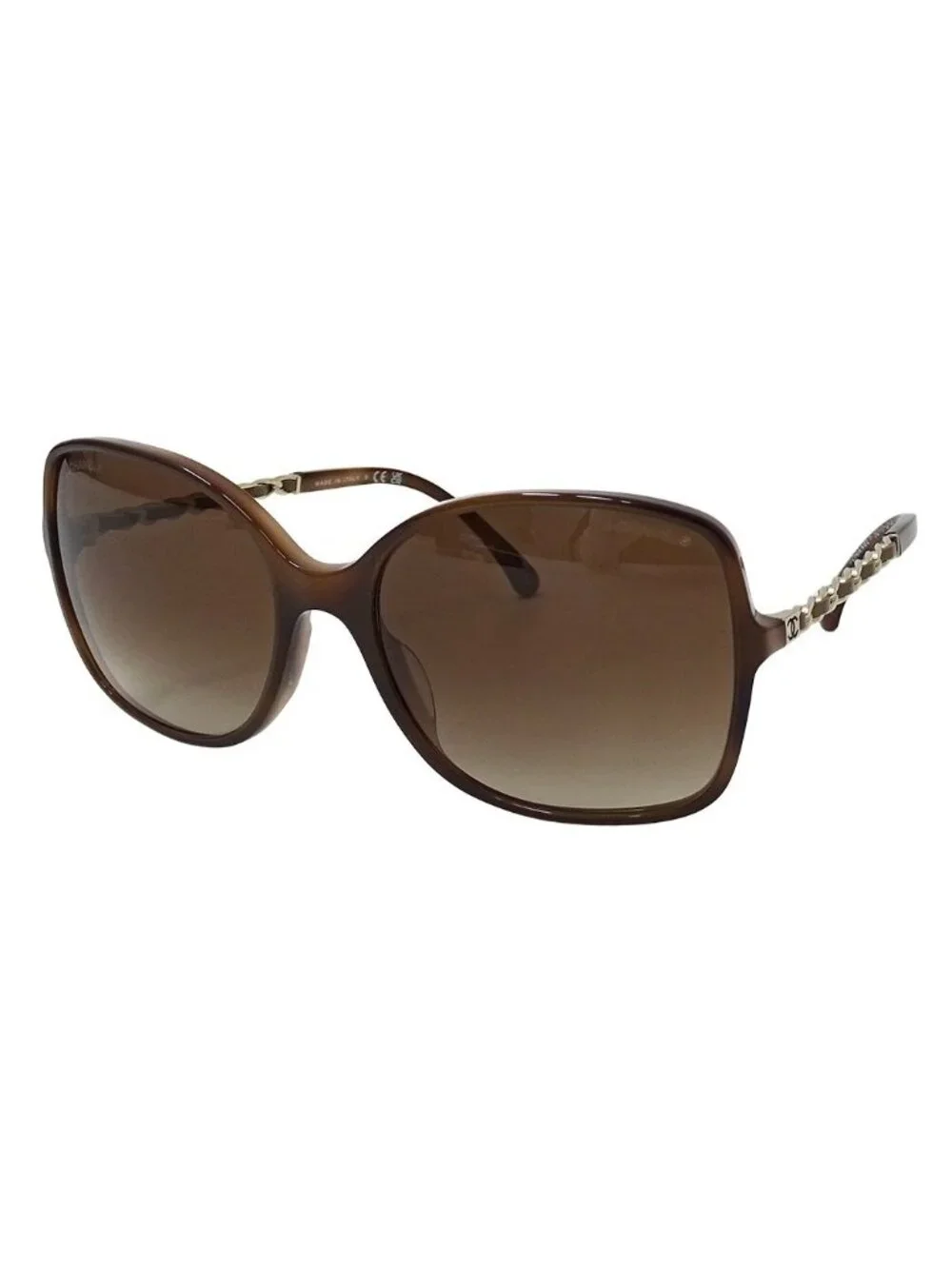 Chanel Sunglasses Brown Gradient CC Logo Eyewear